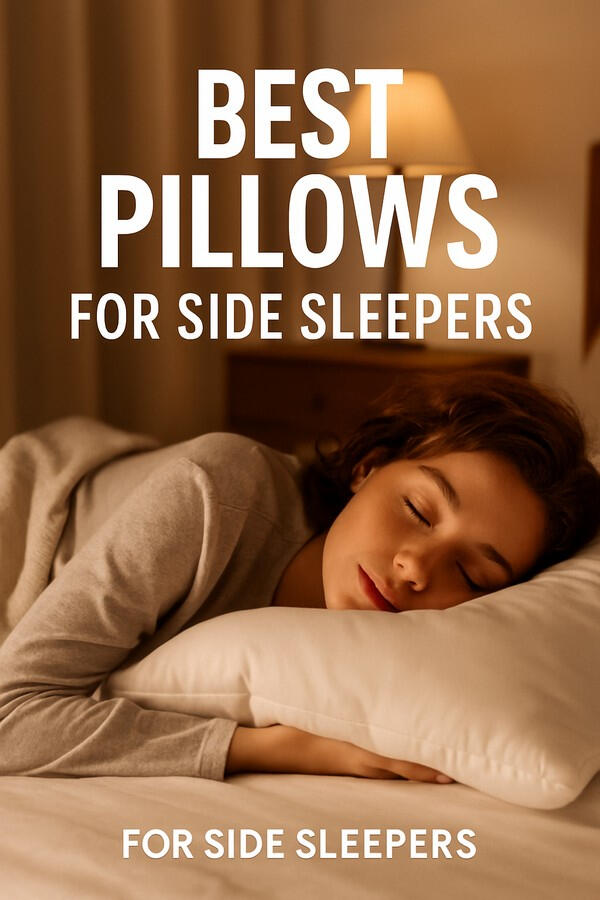 Best Pillows for Side Slepers pin Best Pillows for Side Slepers pin